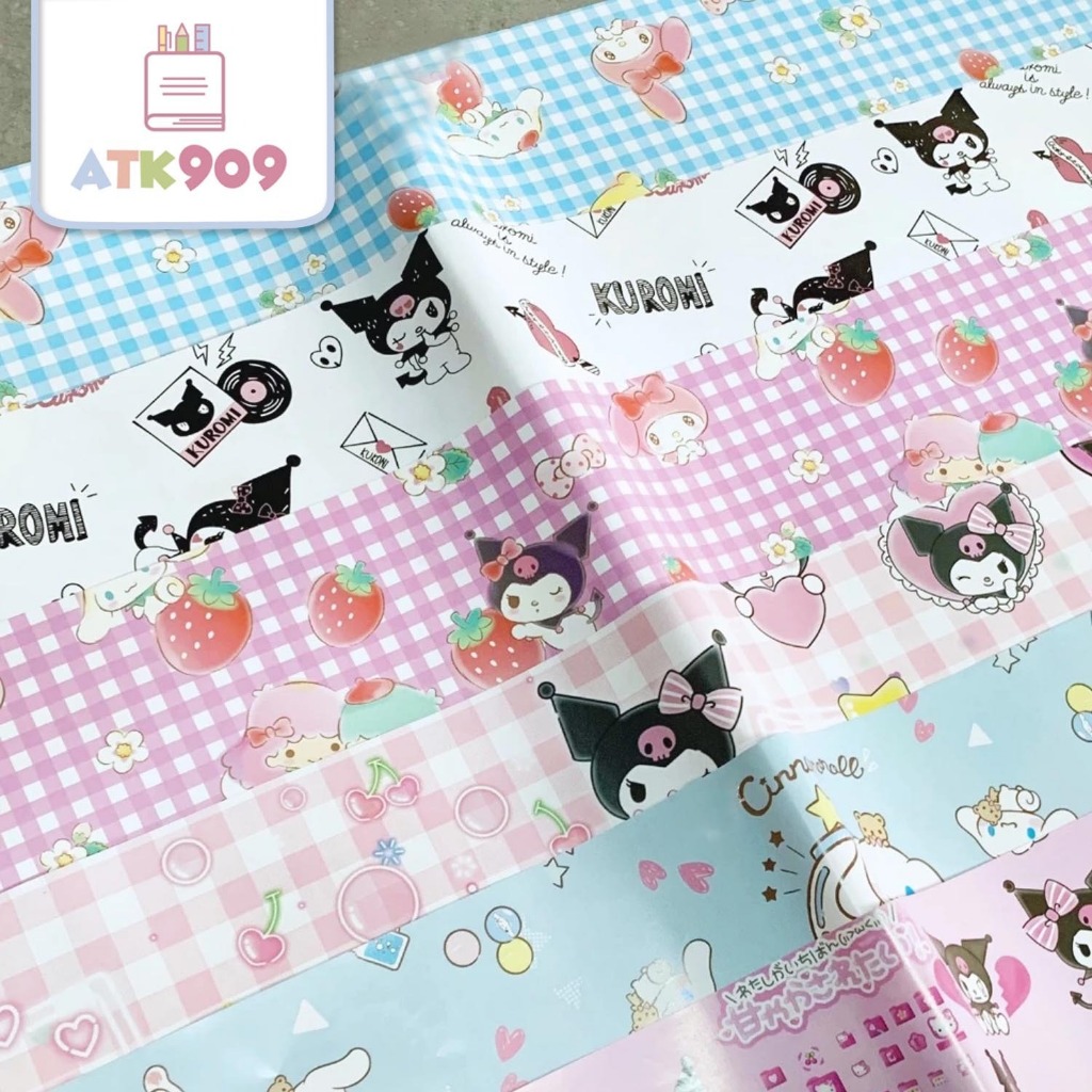 

ATK909 Kertas Kado Karakter Sanrio Kertas Bungkus Kertas Kado Murah Lucu Motif Kuromi Cinnamorol
