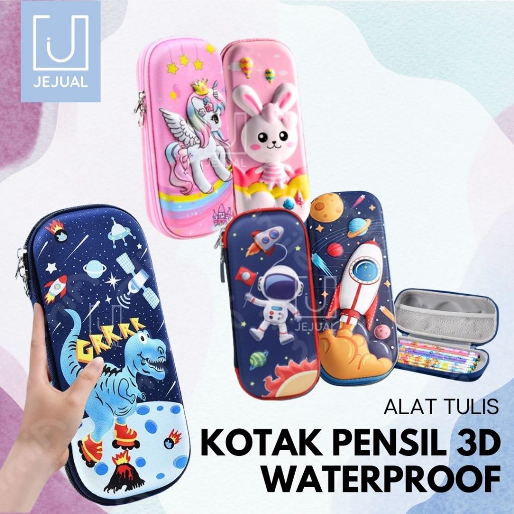 

Tempat Pensil Anak 3D Kotak Pensil Aimilo Laki-laki/Perempuan Waterproof