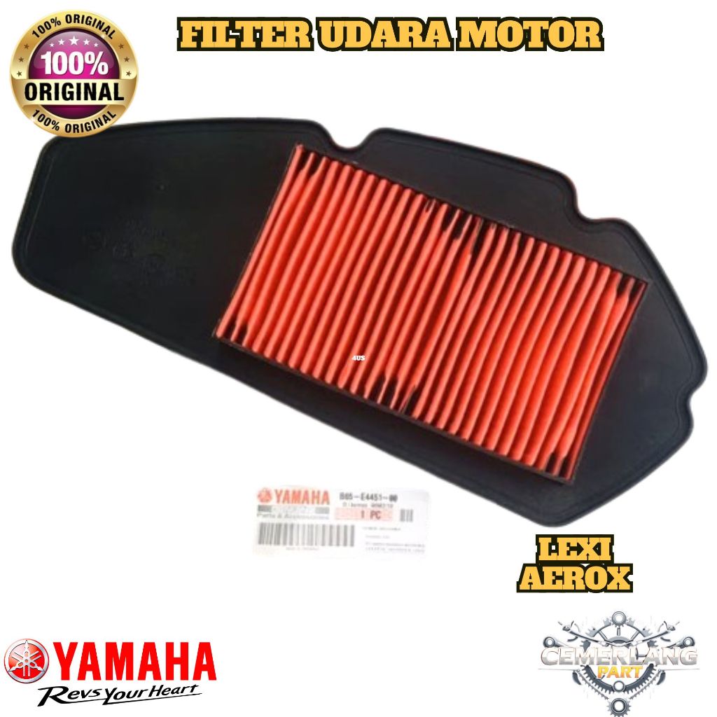 FILTER UDARA YAMAHA AEROX 155 LEXI 125 ORIGINAL YAMAHA