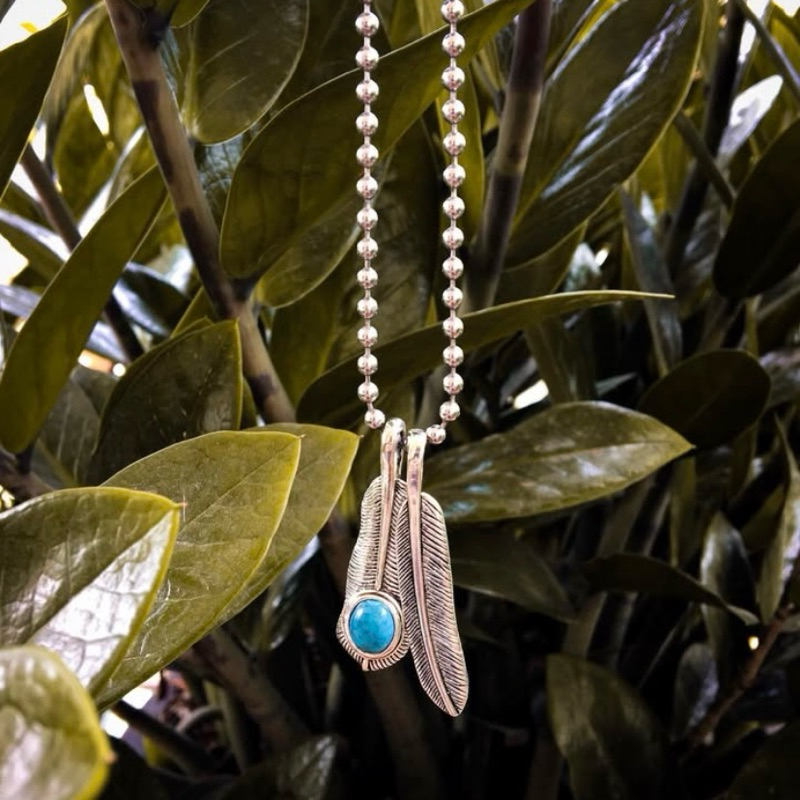 Goros Necklace Feather Necklace