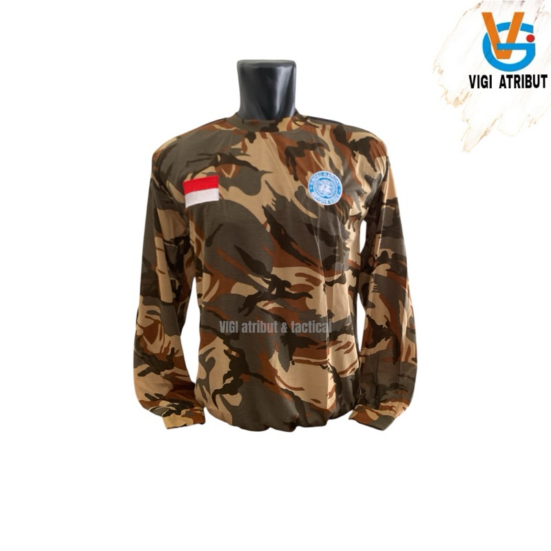 baju kaos loreng lengan panjang