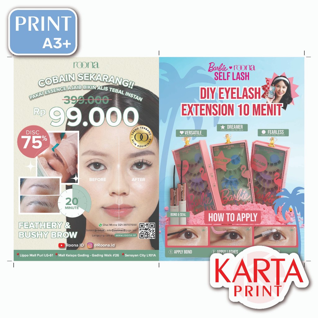 

CETAK/PRINT BROSUR FLYER ART PAPER MATT PAPER