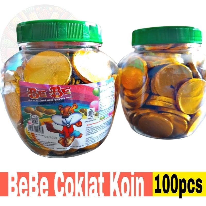 

BeBe Coklat Koin Jar Toples isi 100pcs