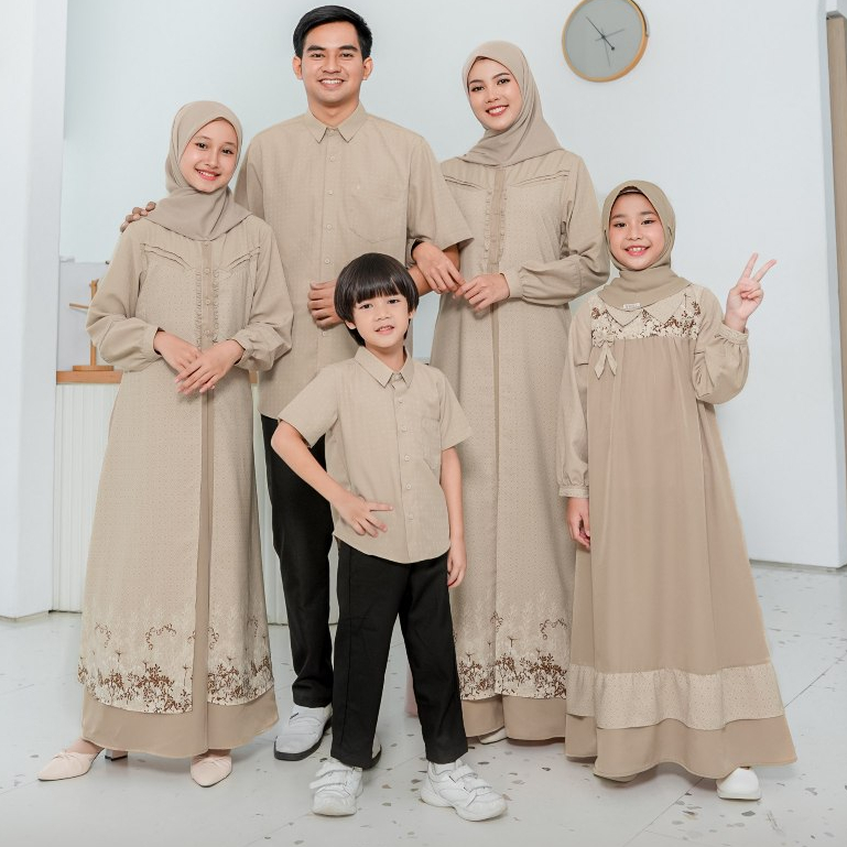 SARIMBIT SEPLY 2025 TENARA 34 SNOWY PEAKS MODEL BAJU COUPLE KELUARGA LEBARAN TERBARU MODIS KEKINIAN