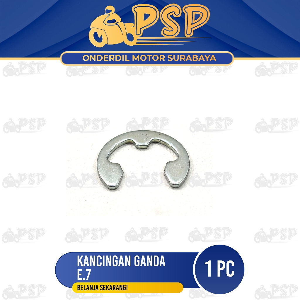 Kancing Kampas Ganda E7 (Harga 1 PC) - Snap Ring Circlip Klip Kampas Ganda Grand Karisma Spacy Vario