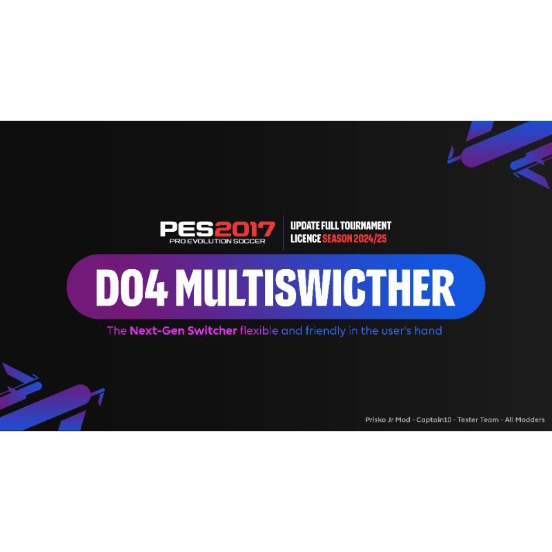 PES 2017 MULTISWITCHER FULL UPDATE LICENCE TERBARU 2024/25