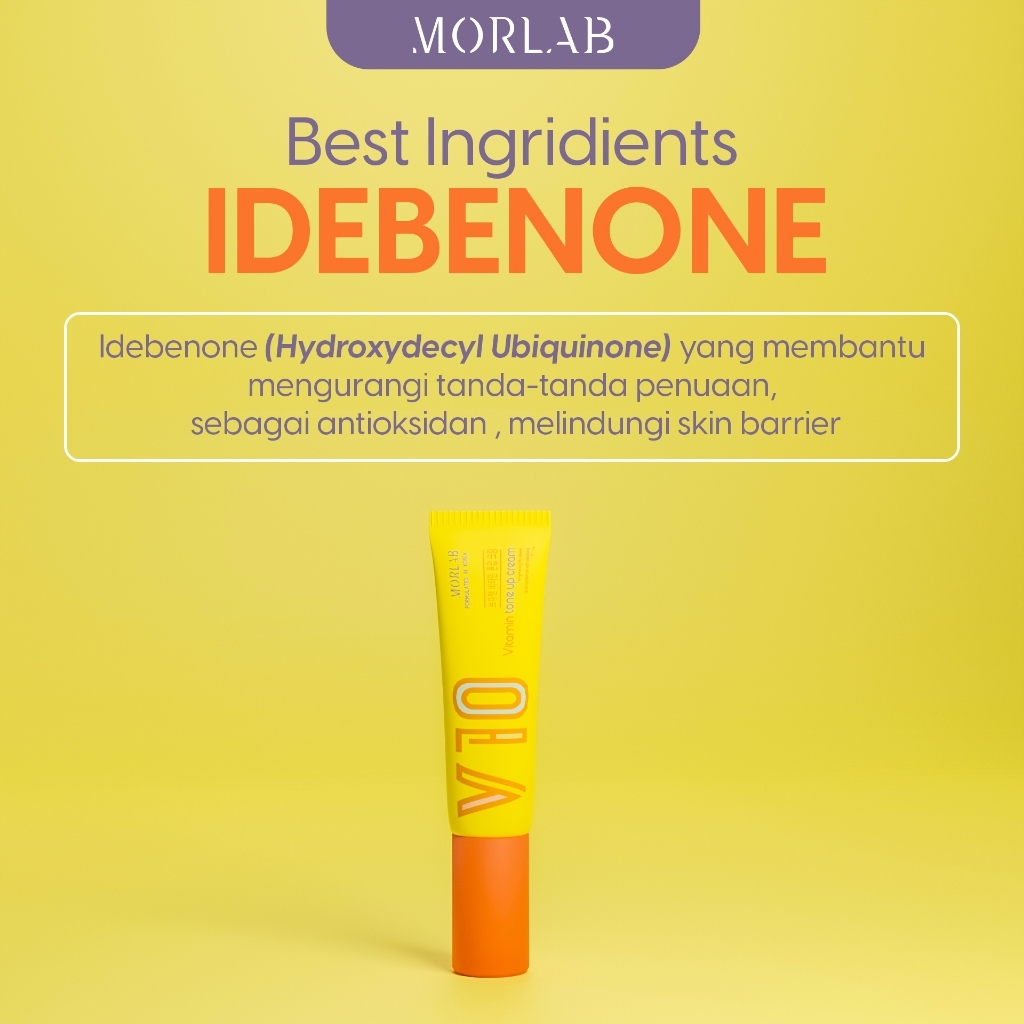 MORLAB - V10 Vitamin Tone Up Cream With Idebenone