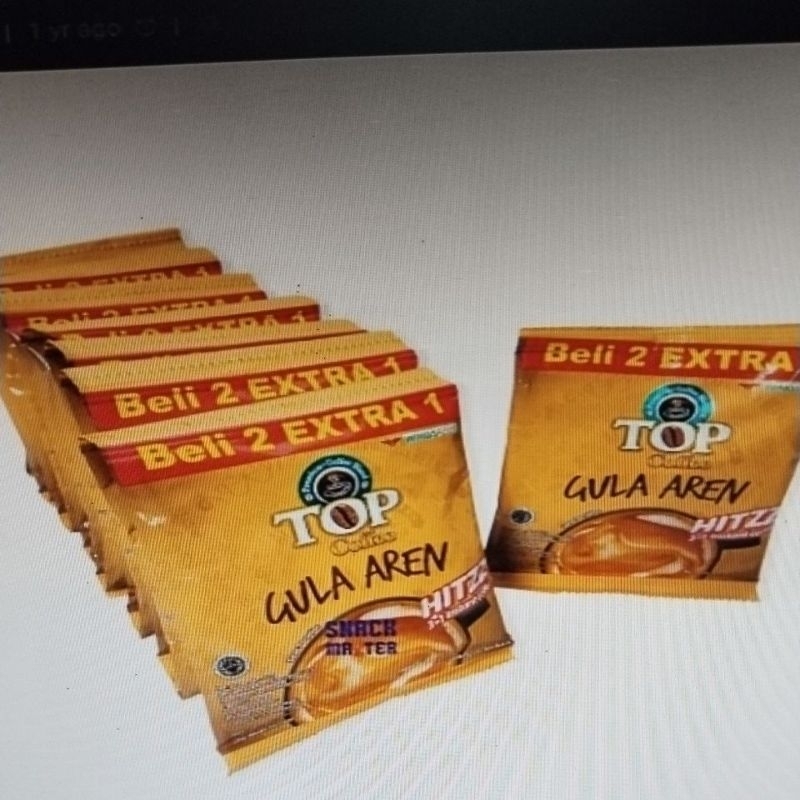 

Top Kopi Gula Aren 1 renteng isi 15 pcs