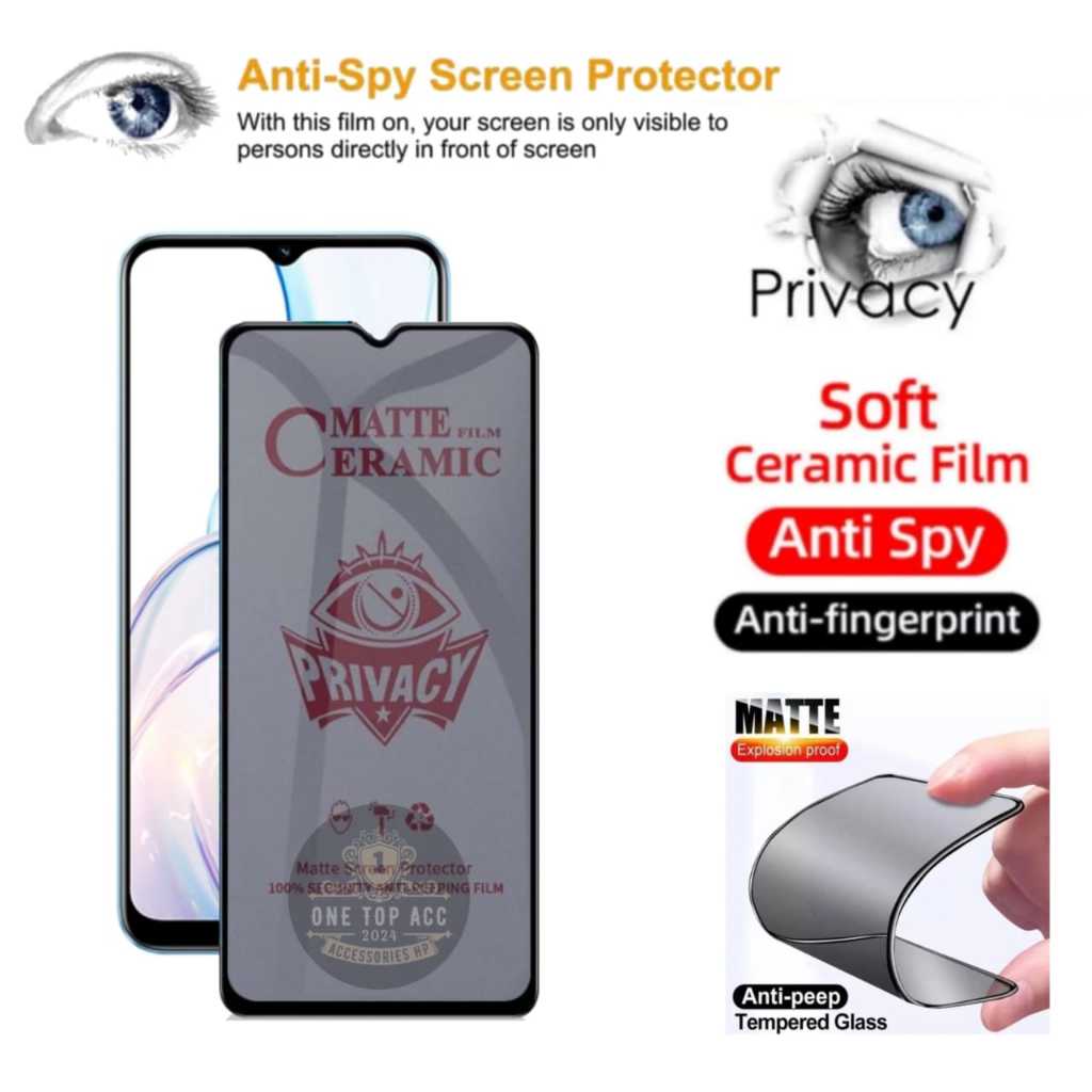 Terbaru |Anti Gores Ceramic matte Spy REDMI 11 REDMI 11A REDMI 11 PRIME REDMI 11 PRIME 5G