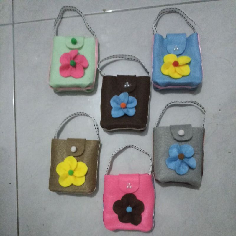 Amplop tas Flanel/ amplop tas lebaran