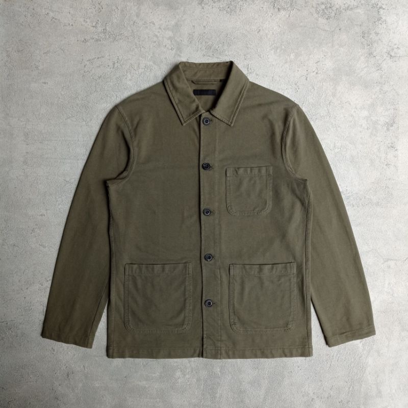 CHORE JACKET UNIQLO GREEN ARMY