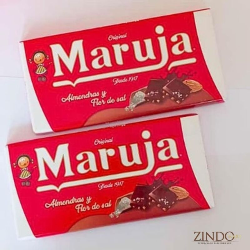 

COKLAT MARUJA /COMPOUND CHOCOLATE WITH MILK, COOKIES, CRACKING, LECHE / OLEH OLEH HAJI UMRAH