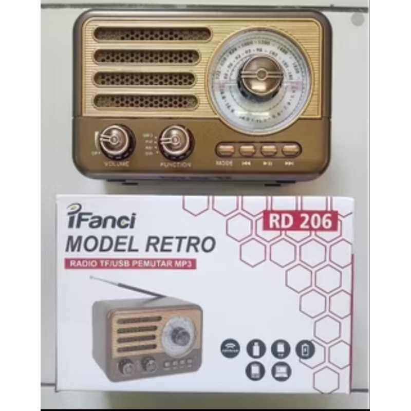 Radio RD 206 IFanci Model Retro