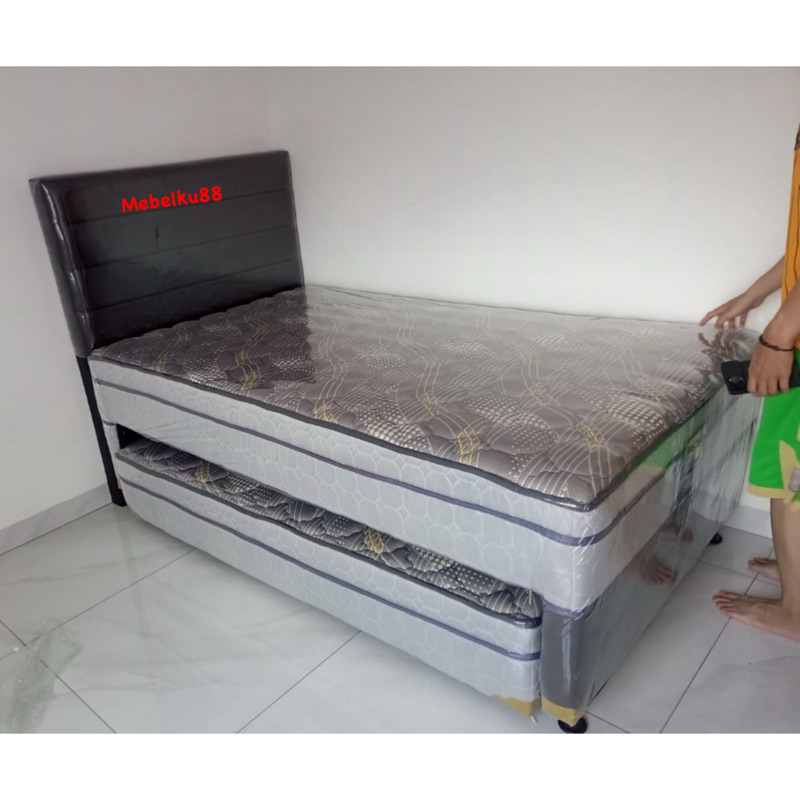 Bed dorong citiland plushtop premium 4kaki