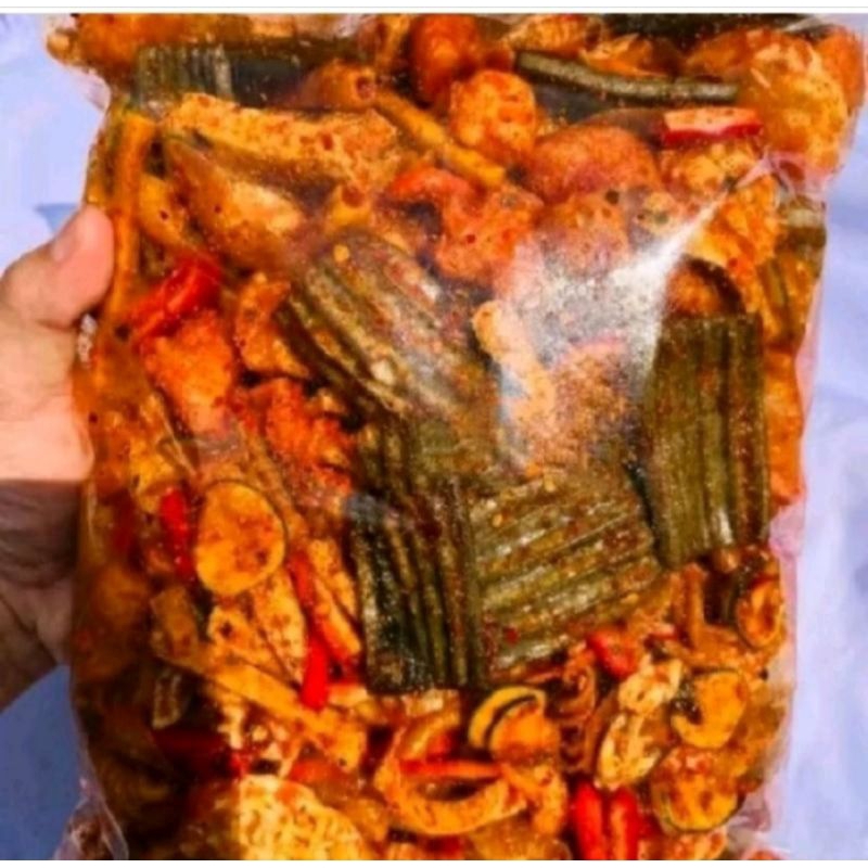 

ady78 kerupuk seblak campur mix 500GRAM/seblak campur seblak beton/kerupuk jengk/kerupuk
