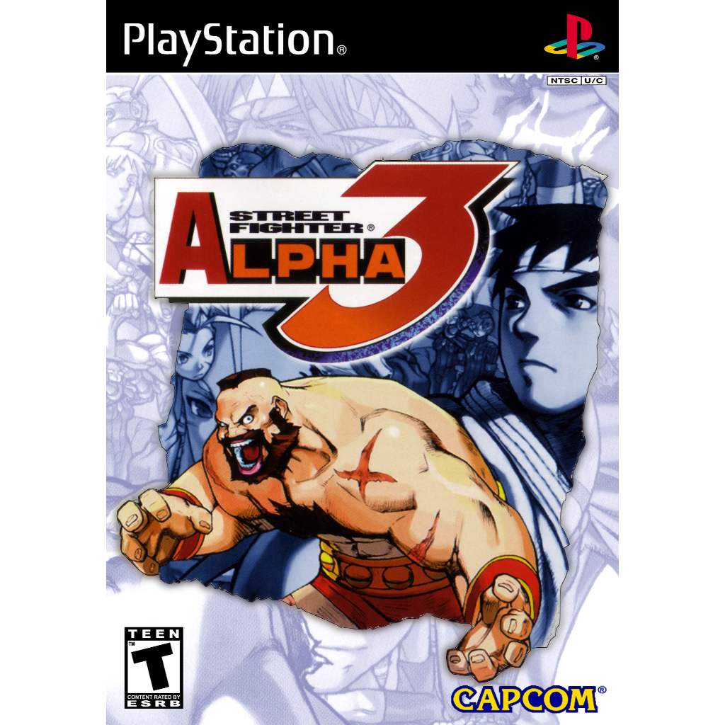 KASET CD GAME PS1: STREET FIGHTER ALPHA 3