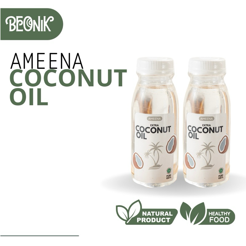 

[ MINI ] Pure Extra Coconut Oil 100ml - Ameena Minyak Kelapa Murni 100%