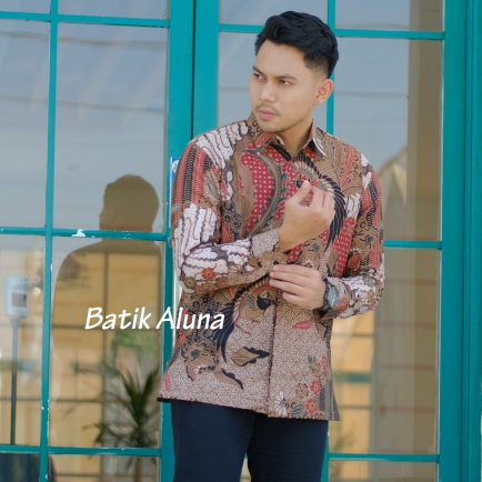 Batik Aluna Kemeja Pria Lengan Panjang PCW 011