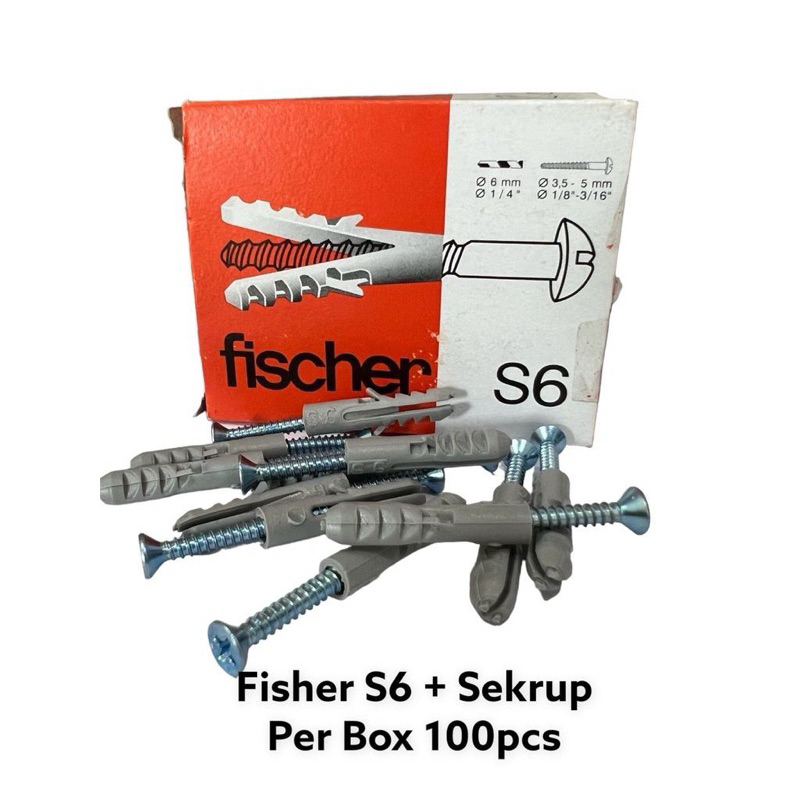 S6+Sekrup / Sekrup Ambalan / Sekrup S6 Set