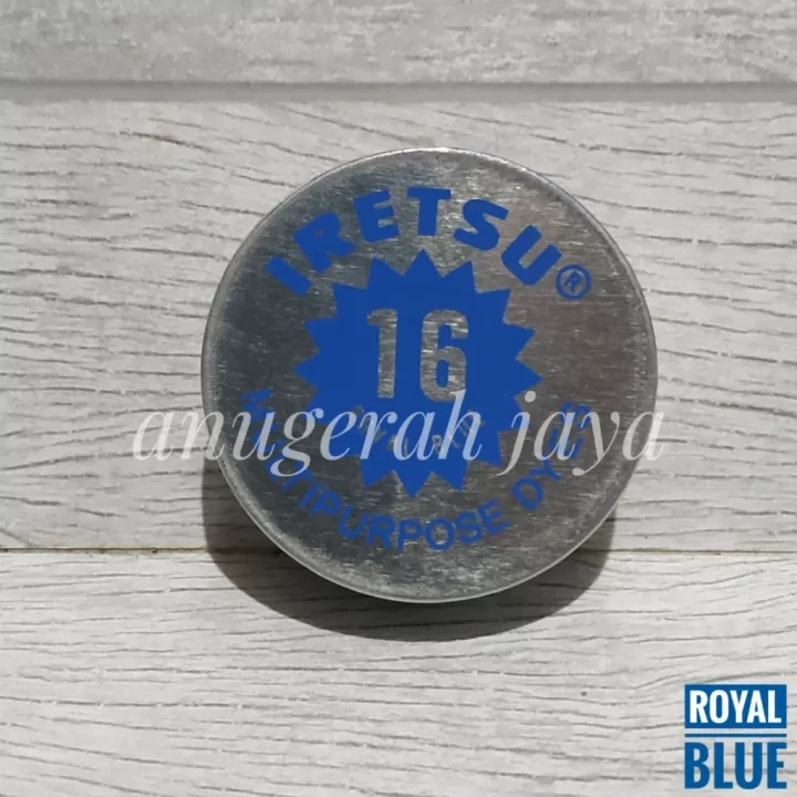 

Iretsu Pewarna Kain Pewarna Textile no 16 Royal Blue