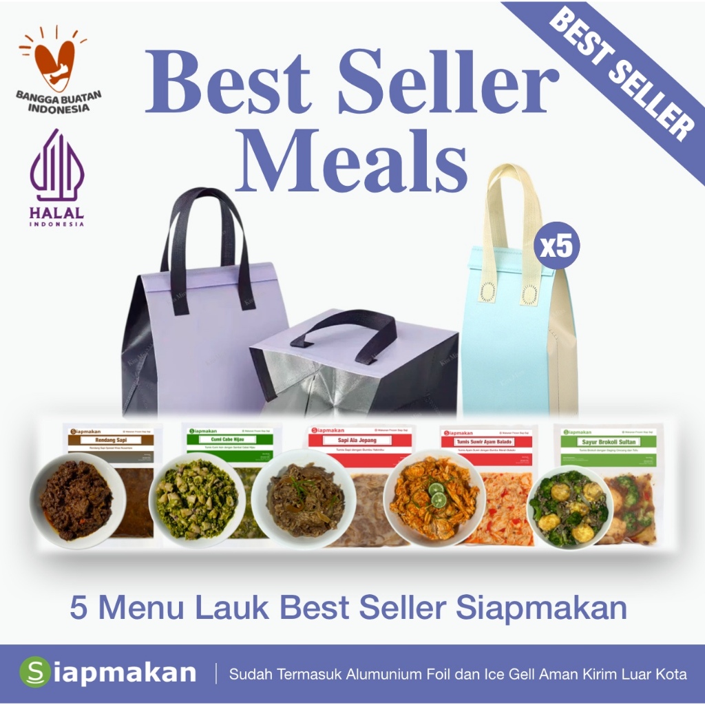 

Paket Best Seller Siap Makan 5pcs