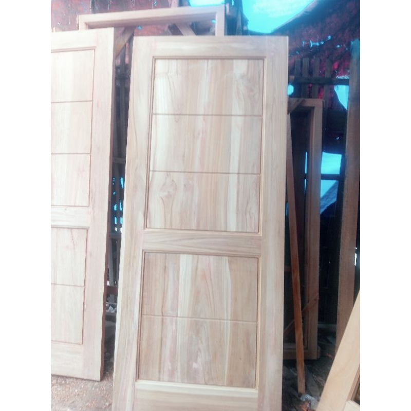 daun pintu kayu jati