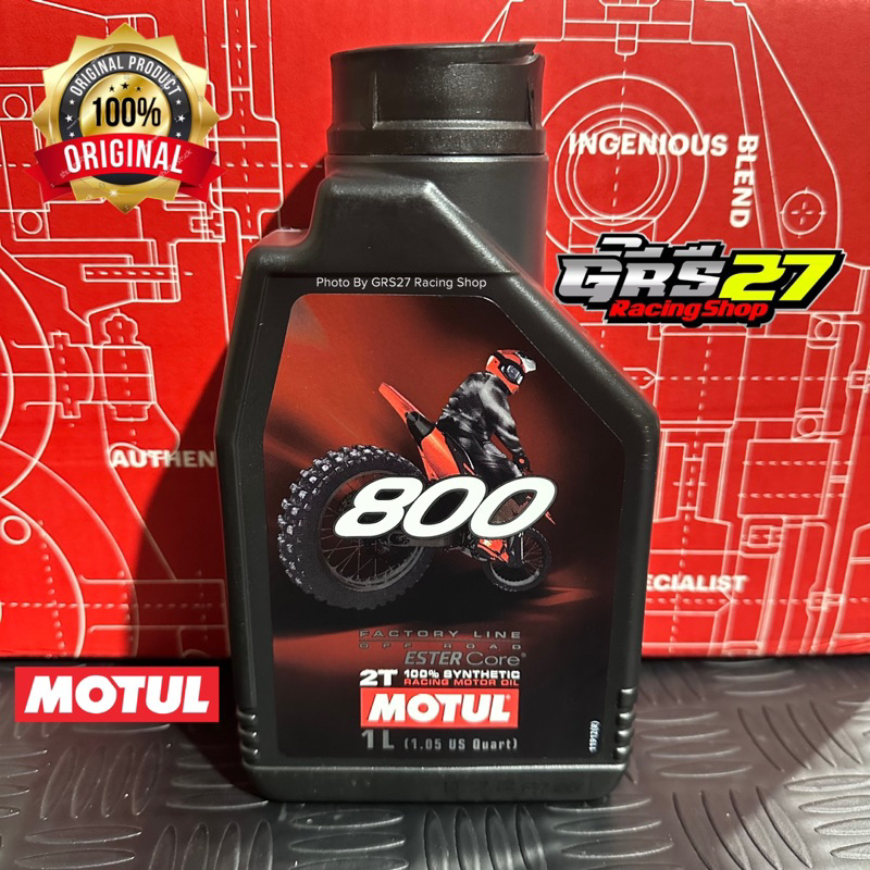 OLI SAMPING MOTUL 800 OFF ROAD 1 LITER 2T 2TAK ORI ORIGINAL MOTUL