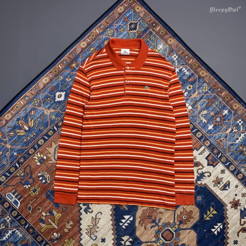 Polo Shirt Lacoste Original Stripes Long Sleeve