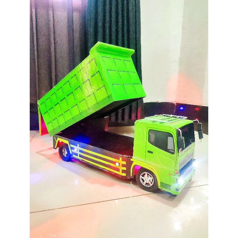 Mainan Truk Dump Mobil mobilan Truck variasi lampu