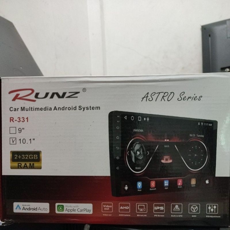head unit Android 10" Runz car multimedia android system