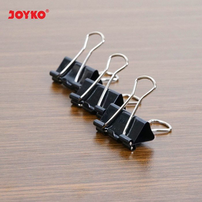 

JOYKO - Binder Clip No. 107 - Penjepit Dokumen Kecil/Penjepit Kertas/Binder Klip/Binder