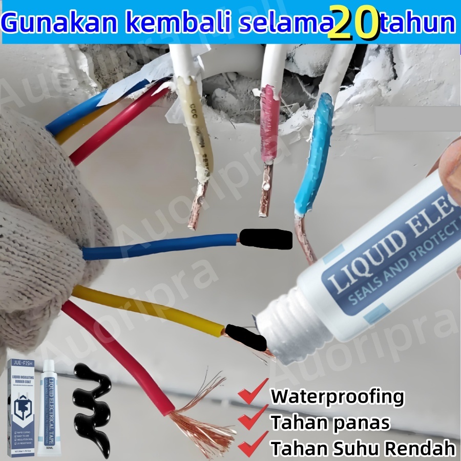 Isolasi kabel lem kabel listrik pembungkus kabel Isolasi Cair Silicone Tahan Panas lem kabel listrik