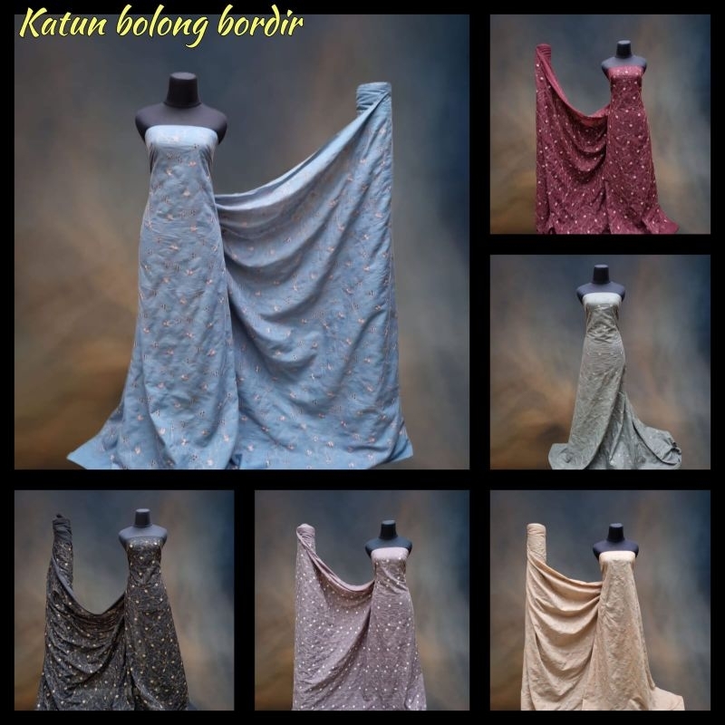 Katun bolong motif - katun bunga - katun bolong halus - katun halus