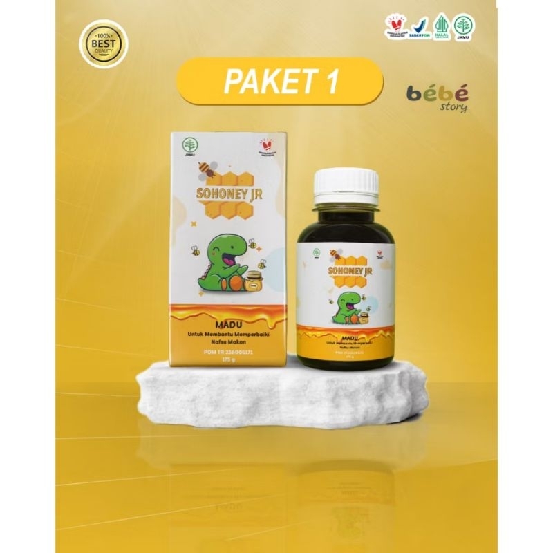 

MADU SOHONEY JR / MULTIVITAMIN PENAMBAH NAFSU MAKAN