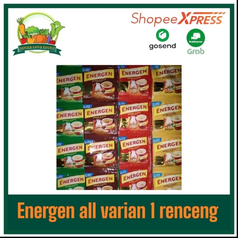 

Energen sachet all varian 1 renceng - KIRIM INSTAN