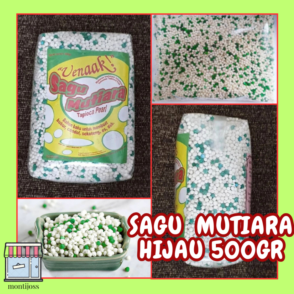 

Sagu Mutiara Cap Uenaak 500Gr ( HIJAU )