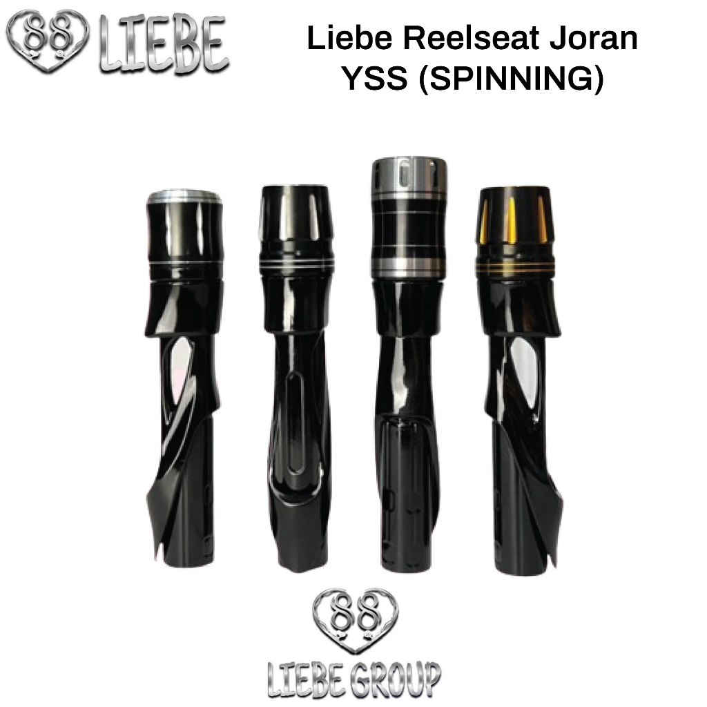 Liebe Reelseat joran mahkota yss/vss spinning hitam glossy