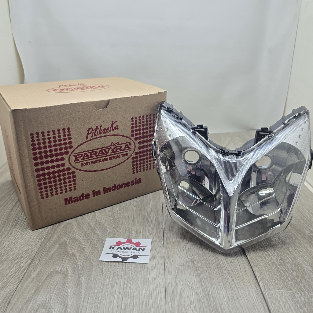 Paravira - Lampu Depan Reflektor Headlamp Supra X 125 New 2007 2008 2009 2010 2011 2012 Batman