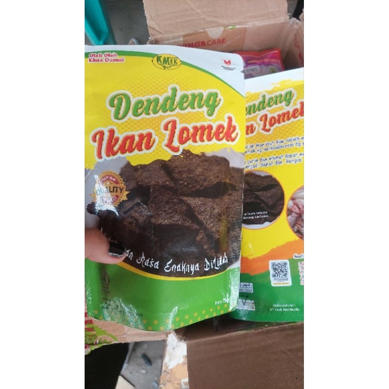 

Dendeng ikan lomek pedas gurih