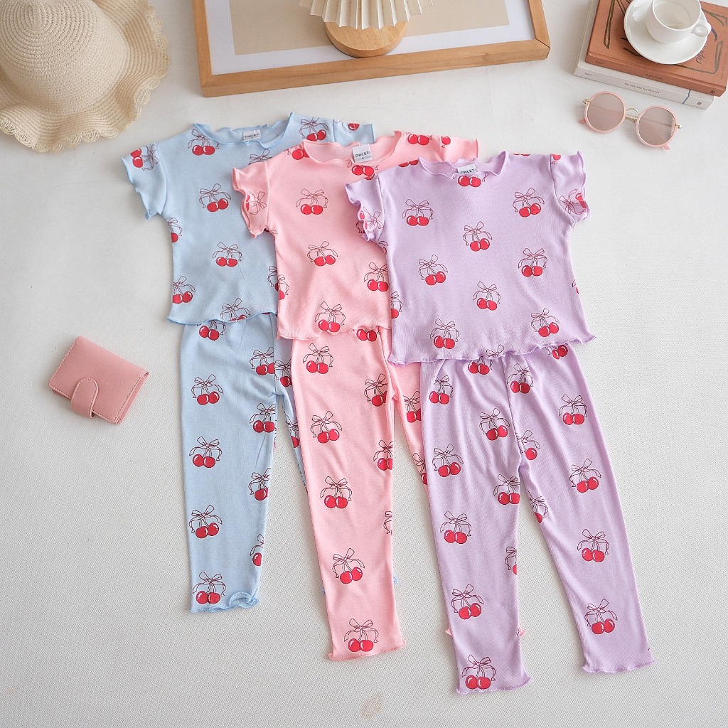 Owlet - setelan anak perempuan / baju anak perempuan / setelan anak salur / setelan anak knit Rajut