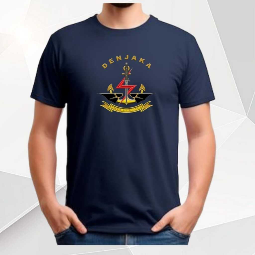 Kaos Pria Denjaka // Kaos Distro Army Custom Denjaka // Kaos Army Denjaka