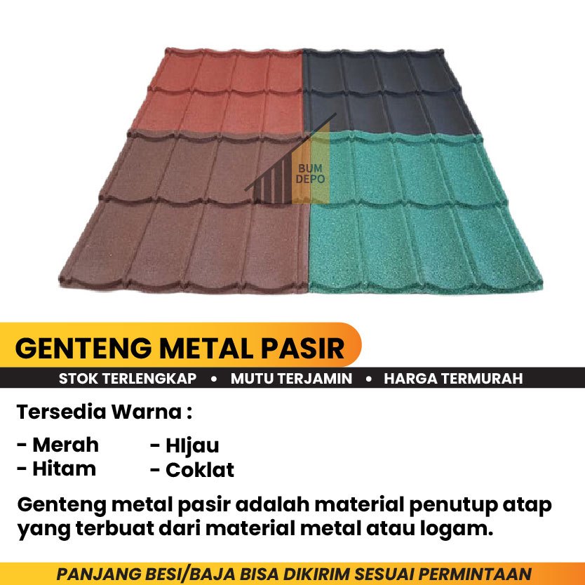 GENTENG METAL PASIR / ATAP RUMAH