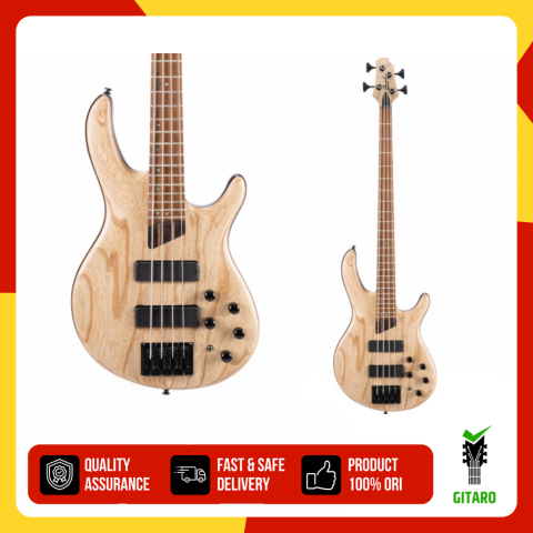 Gitar Bass Elektrik Cort Gitar Cort Bass B4 Element OPN Open Pure Nat