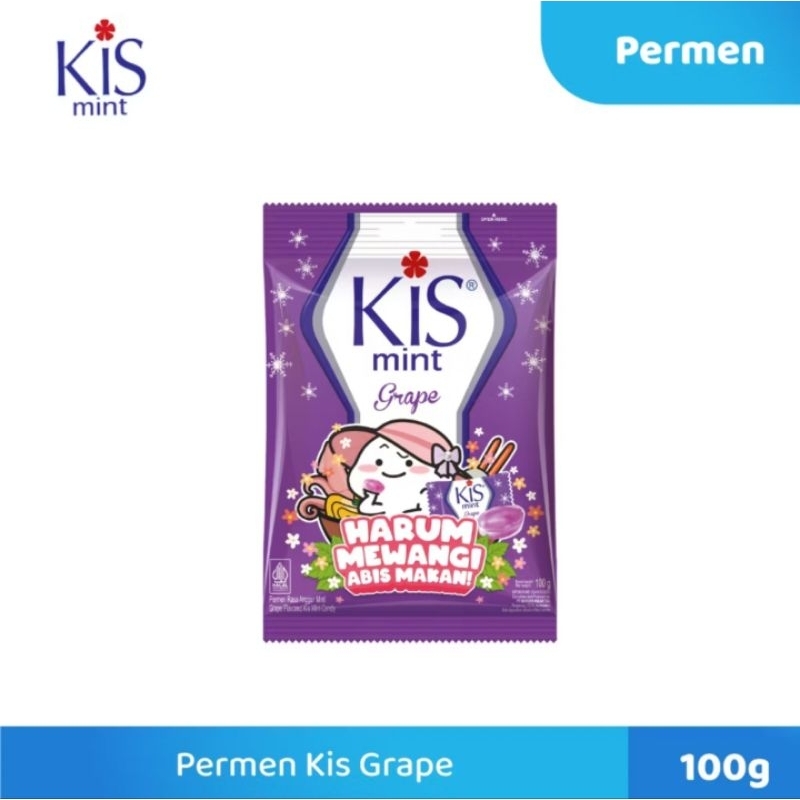 

Permen Kis Mint Grape 125 gr