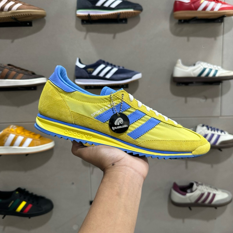 Adidas SL 72 Sporty & Rich Light Yellow Blue BNIB Original Resmi JH6702