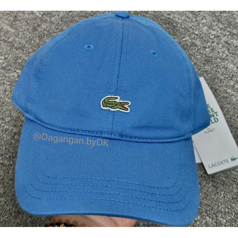 Topi Lacoste Logo Original Barang Resmi 100% Biru