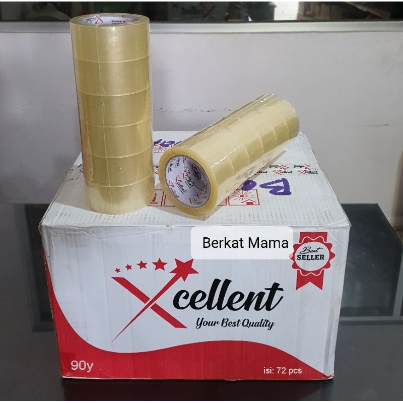 

Lakban Bening (XCL-90Y) dan Coklat (XCL-90Y) 90Y Xcellent