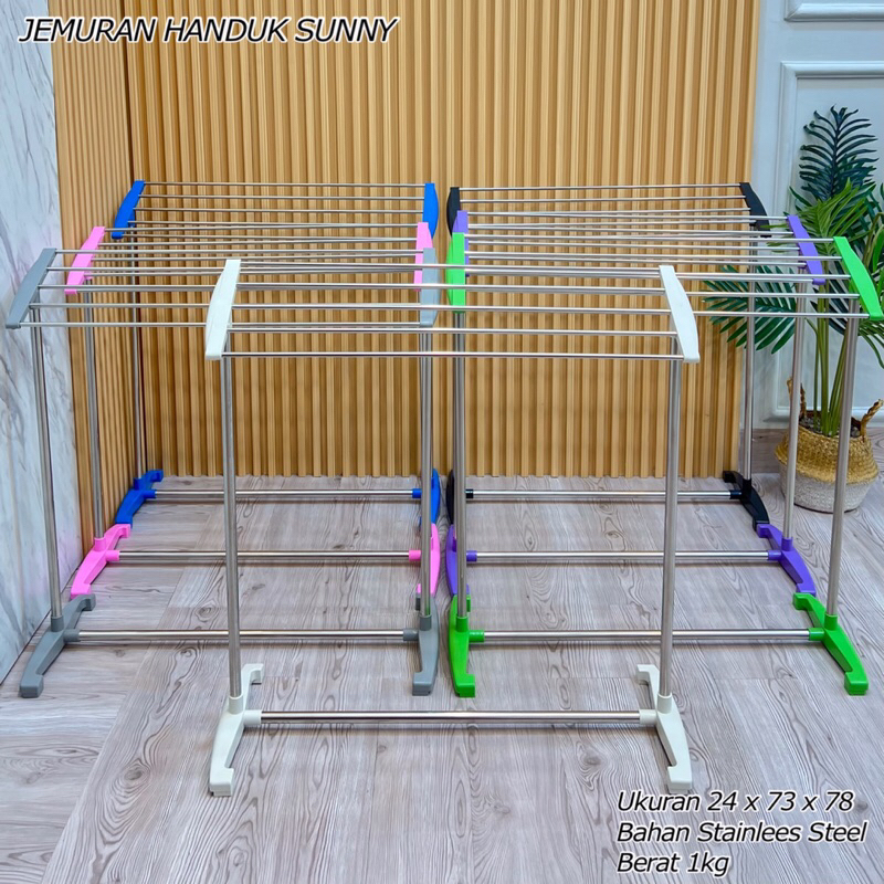 Jemuran Handuk Sunny Jemuran Handuk Stainless Steel