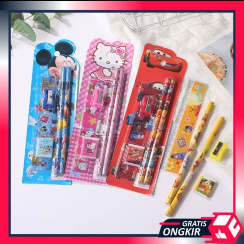 

pensil set / alat tulis set