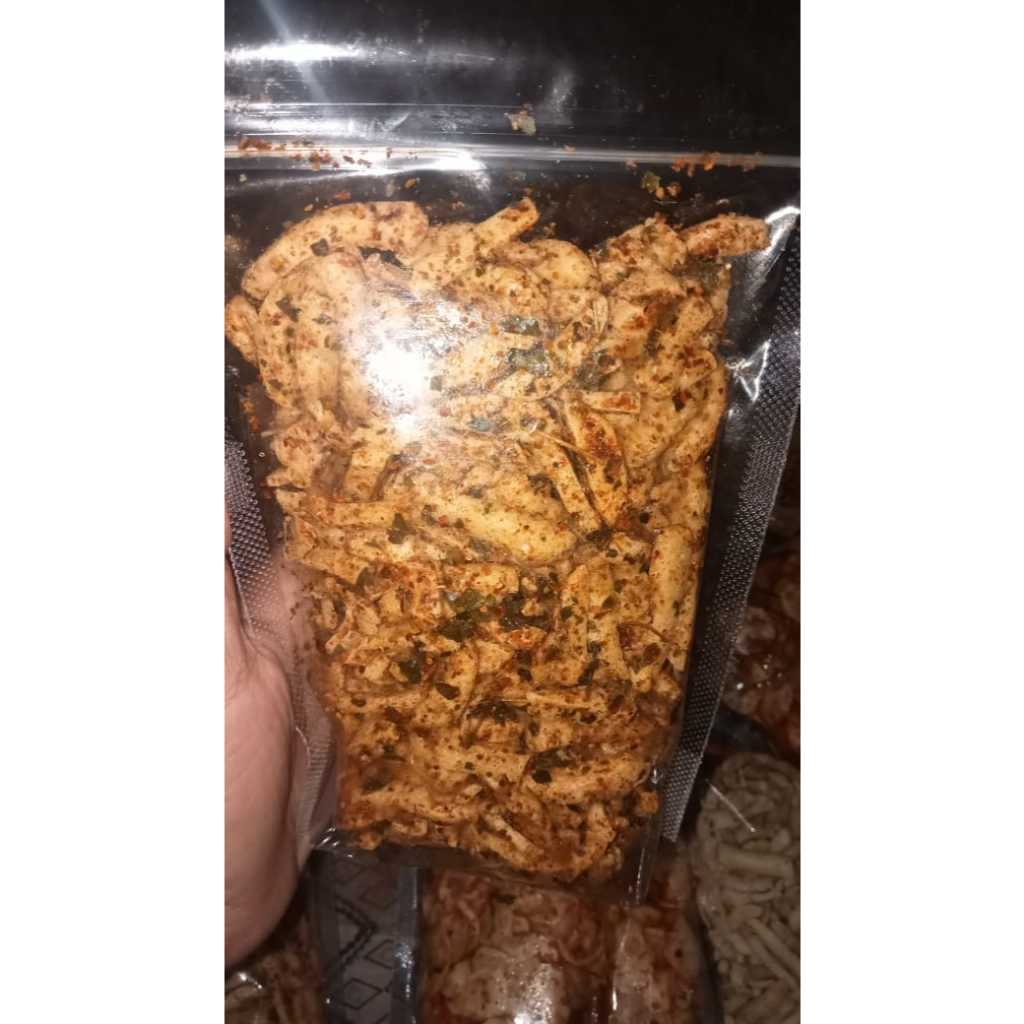 

Basreng panjang/Stik pedas daun jeruk bumbu melimpah
